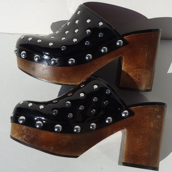 SIZE 36.5. MARC by MARC JACOBS “Dylan” wooden clogs. - Picture 7 of 16